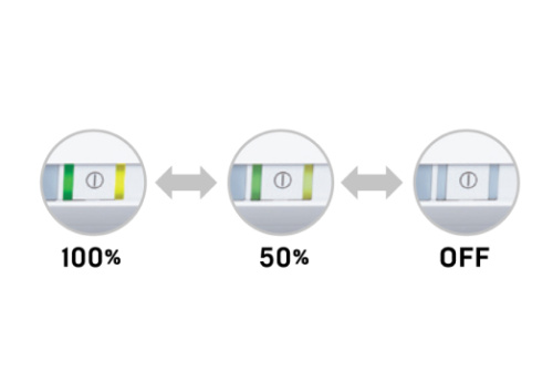 Инверторный кондиционер Мицубиси хеви индастриз SRK-ZS-W Premium имеет функцию регулировки яркости дисплея